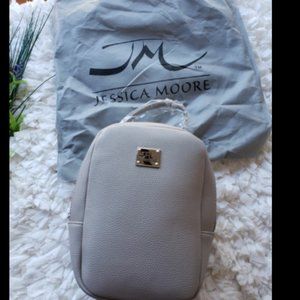 Jessica Moore Small Gray Backpack NWT